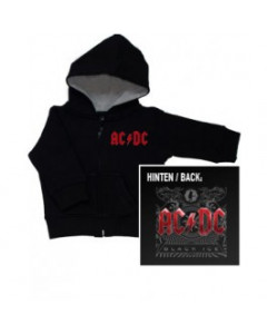 AC/DC Kids-hættetrøje med lynlås | Black Ice